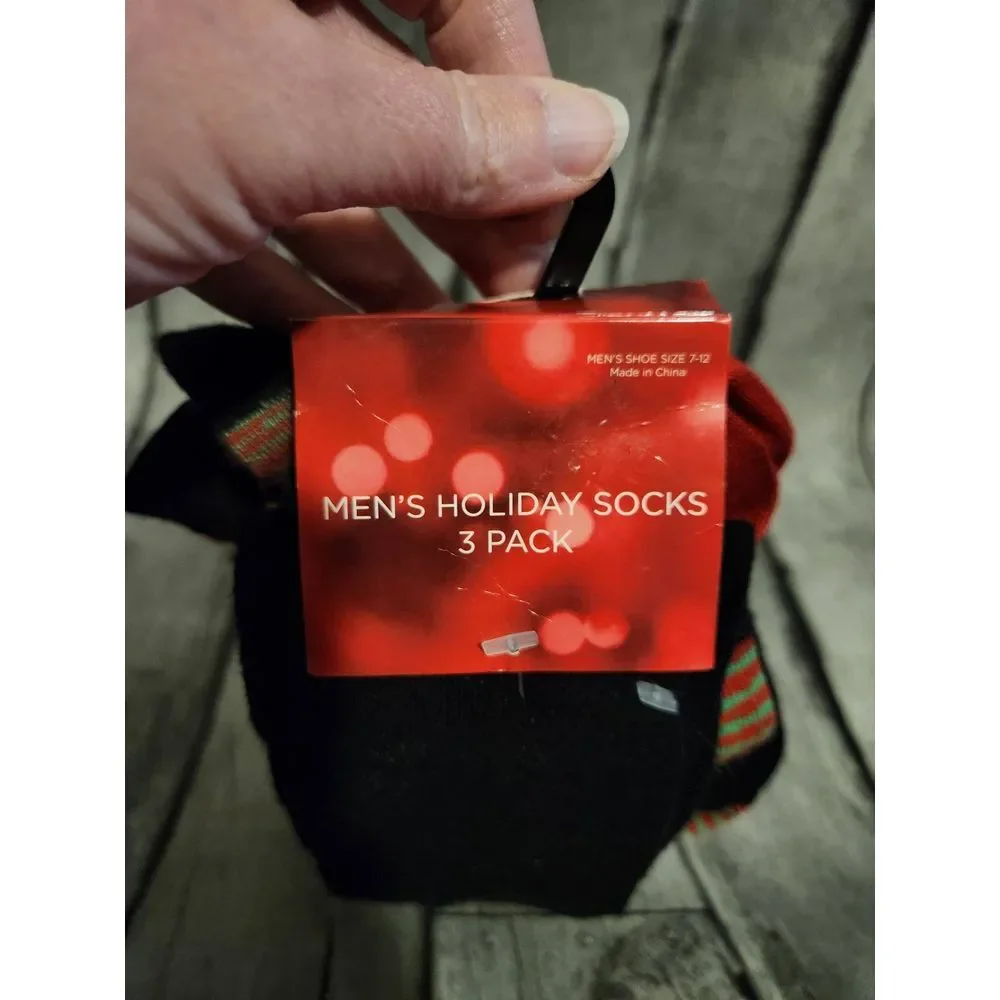 Men's Holiday 3 Pack‎ Christmas Socks